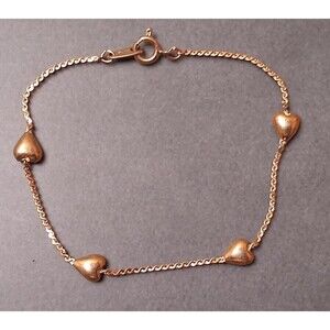 Vintage Trifari Sideways Heart Bracelet